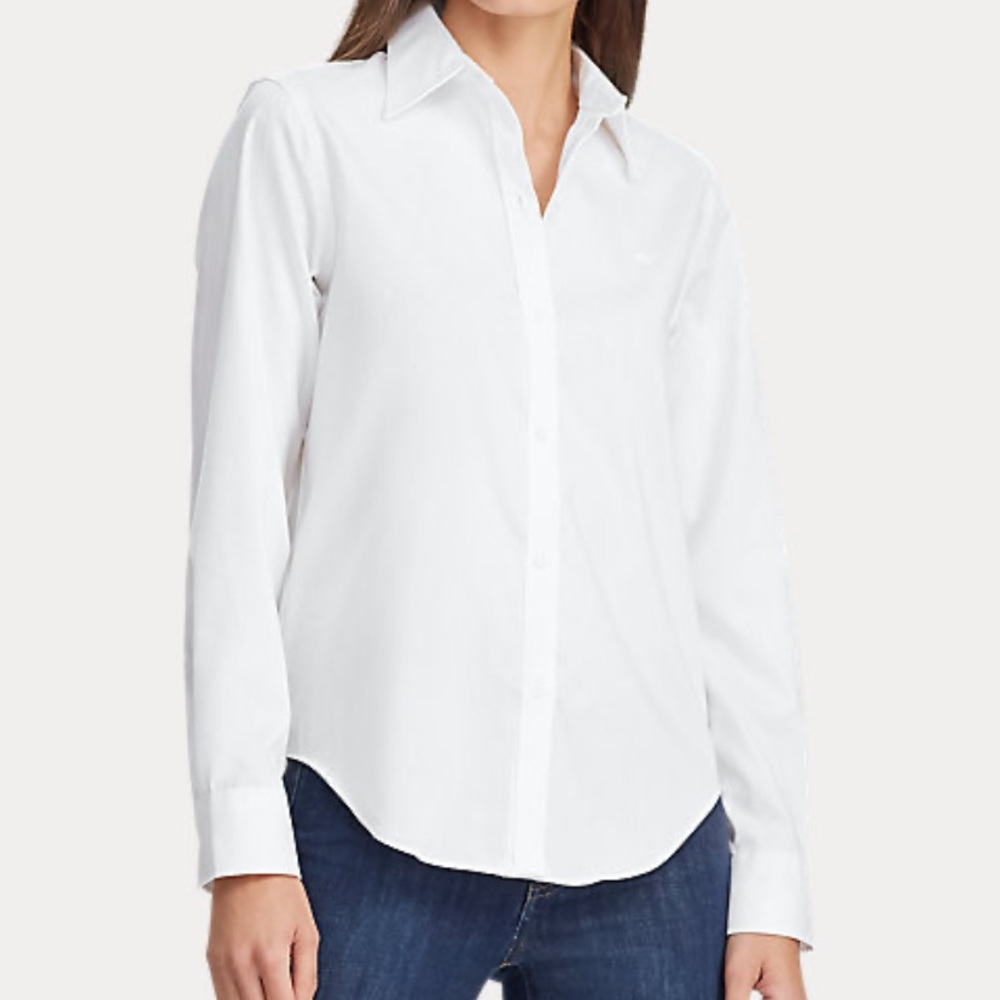 Classic White Ralph Lauren Oxford Shirt